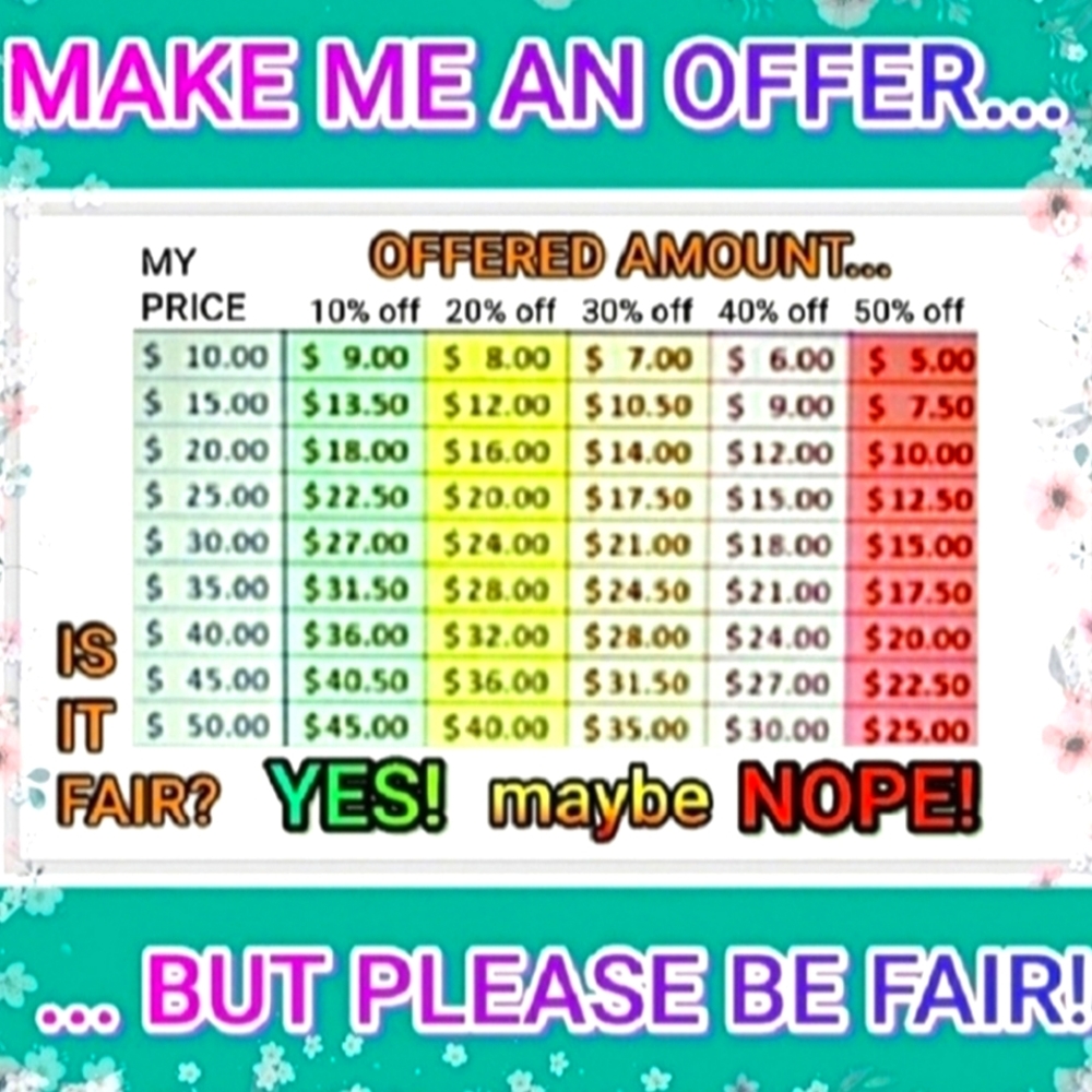 OFFERS EXAMPLE CHART